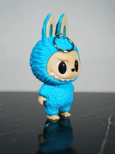 Labubu Figür Anahtarlık 2 Adet Turkuaz 13 cm Kaliteli
