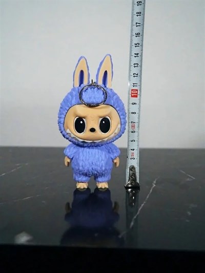 Labubu Figür Anahtarlık Lila 13 cm Kaliteli