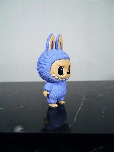 Labubu Figür Anahtarlık Lila 13 cm Kaliteli