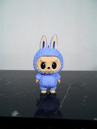 Labubu Figür Anahtarlık Lila 13 cm Kaliteli