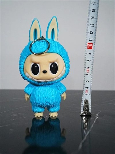 Labubu Figür Anahtarlık Turkuaz 13 cm Kaliteli