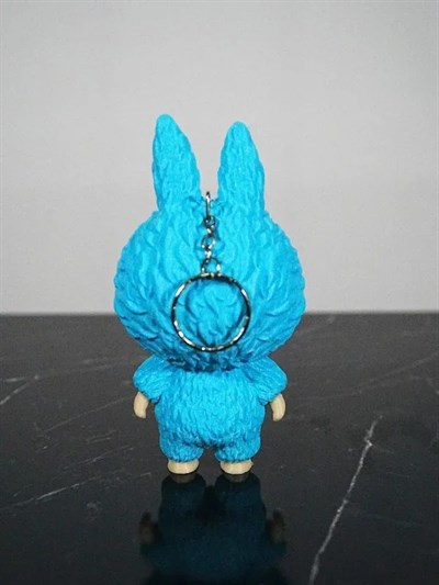 Labubu Figür Anahtarlık Turkuaz 13 cm Kaliteli