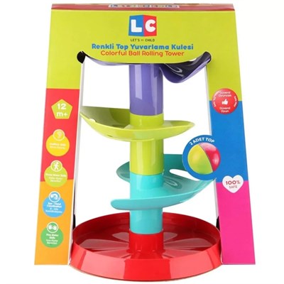 Lets Be Child Renkli Top Yuvarlama Kulesi