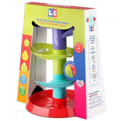 Lets Be Child Renkli Top Yuvarlama Kulesi