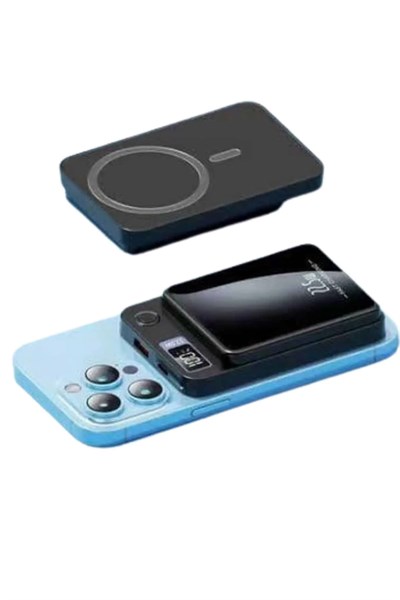 Magsafe Hızlı Şarj 10.000 Mah Wireless Şarj Powerbank Android ve İOS Uyumlu