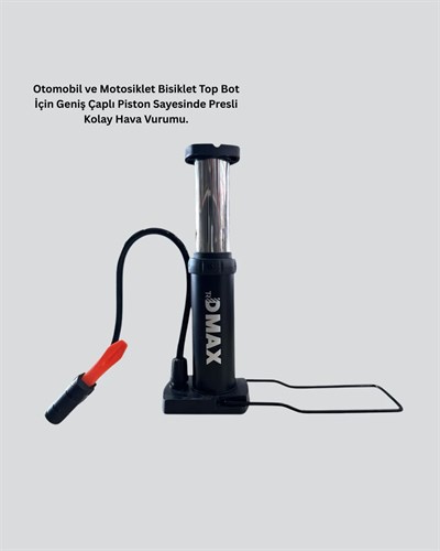 Manuel Ayak Pompası Extra Güçlü Lastik Şişirme Pompası