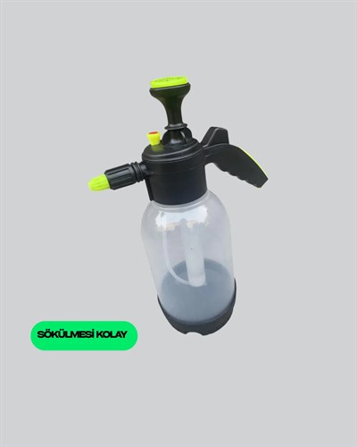 Manuel Köpük Üreten Basınçlı Sprey Şişesi 2L Temizlik ve Oto Yıkama