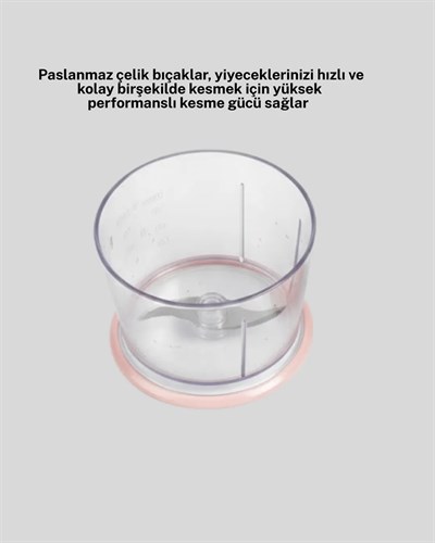 Manuel Mutfak Rondosu Keskin Bıçaklı Geniş Hazneli