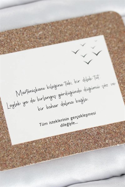 Marteniçka Bileklik 2li Nazar ve Kalp Model