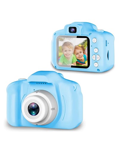 Mavi Kompakt HD Dijital Kamera Video ve Fotoğraf Kayıt Özellikli Taşınabilir Model