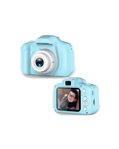 Mavi Mini HD Video Kamera Fotoğraf Çekimli Şarj Edilebilir Bataryalı Dijital Kayıt Cihazı