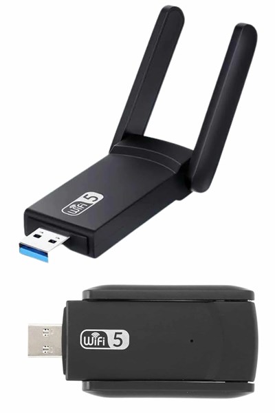 Mbps Wifi Alıcı Kablosuz Wifi Adaptörü Çift Band Çift Antenli