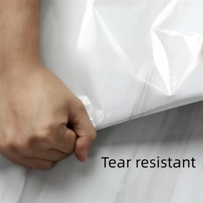 Mermer Desenli Mutfak Duvar Kağıdı Sticker - 5mx60cm Su Geçirmez, Yağa Dayanıklı, Yüksek Sıcaklığa Dayanıklı Tezgah, Dolap, Ocak Yenileme Folyosu T04