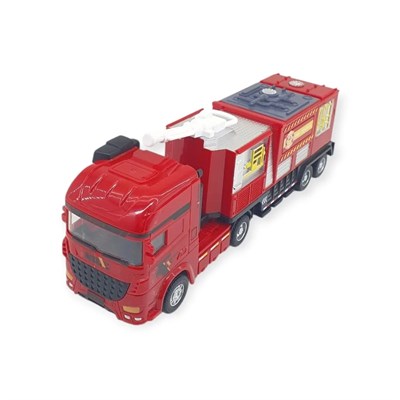 Metal İtfaiye Arabası - Arazöz 26cm