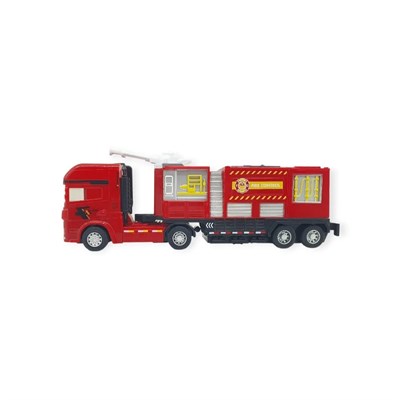 Metal İtfaiye Arabası - Arazöz 26cm