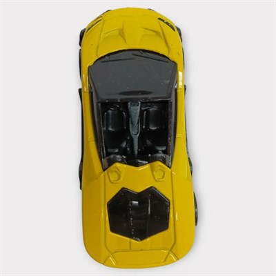 Metal Mini Arabalar 8 cm - Sarı