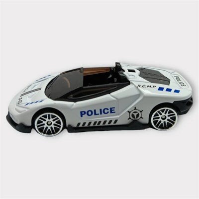 Metal Mini Polis Arabası 8 cm