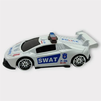 Metal Mini Polis Arabası 8 cm