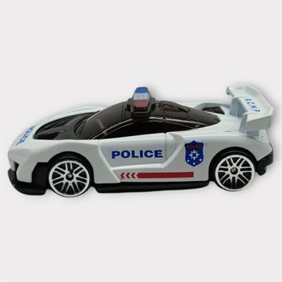 Metal Mini Polis Arabası 8 cm