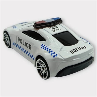 Metal Mini Polis Arabası 8 cm