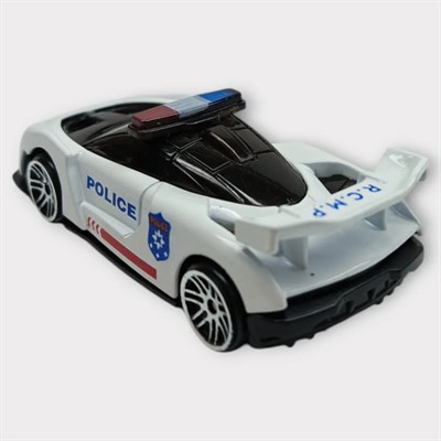 Metal Mini Polis Arabası 8 cm