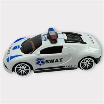 Metal Mini Polis Arabası 8 cm