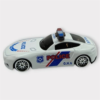 Metal Mini Polis Arabası 8 cm