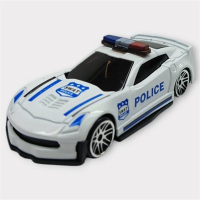 Metal Mini Polis Arabası 8 cm