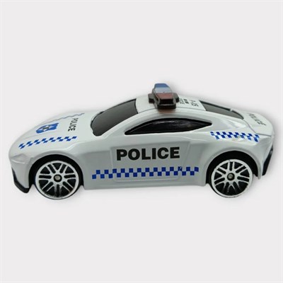 Metal Mini Polis Arabası 8 cm