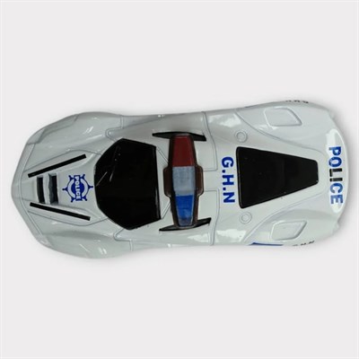 Metal Mini Polis Arabası 8 cm