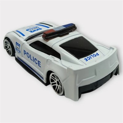 Metal Mini Polis Arabası 8 cm