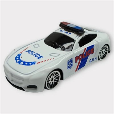 Metal Mini Polis Arabası 8 cm