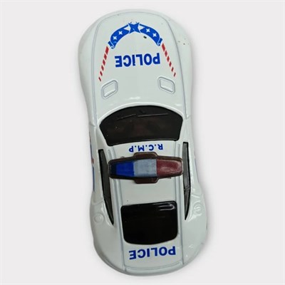 Metal Mini Polis Arabası 8 cm