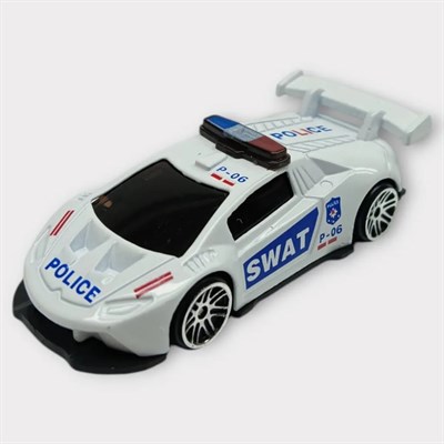 Metal Mini Polis Arabası 8 cm