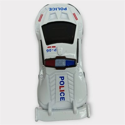 Metal Mini Polis Arabası 8 cm