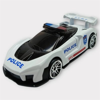 Metal Mini Polis Arabası 8 cm