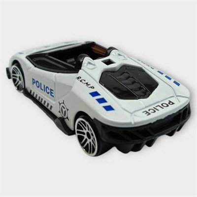 Metal Mini Polis Arabası 8 cm