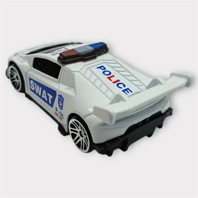 Metal Mini Polis Arabası 8 cm