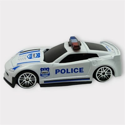 Metal Mini Polis Arabası 8 cm