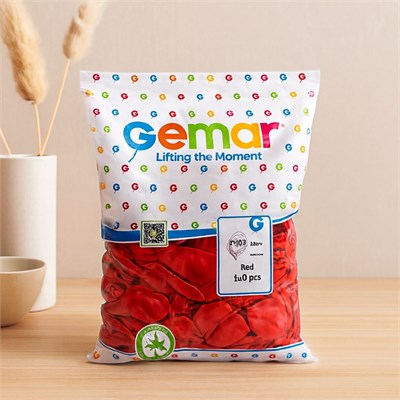 Metallic Kırmızı Balon 11 (28 cm) - 100lü Paket
