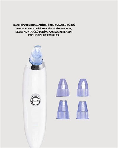 Mikro Kristal Başlıklı Siyah Nokta Temizleme Cihazı – Vakum Gücüyle Gözenek Sıkılaştırıcı