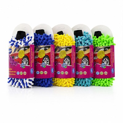 Mikrofiber Şönil Temizlik Bezi ve Oto Yıkama Eldiveni