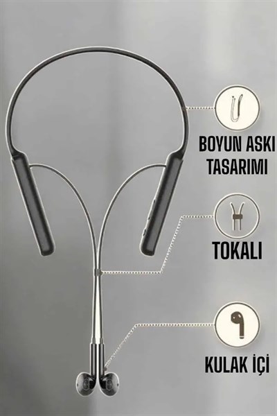 Mikrofonlu Kablolu Bluetooth Kulaklık Yeni Nesil Yüksek Ses Kaliteli