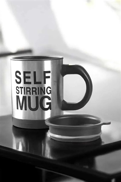 Mikser Kupa Yazılı Mug Bardak Karıştırma Özelliği