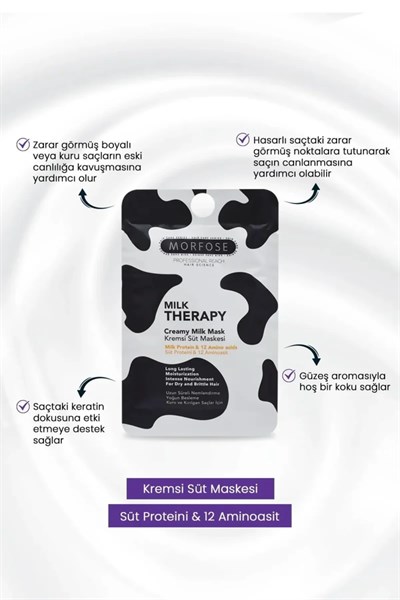 Milk Therapy Kremsi Süt Maskesi 25 ML (24 ADET) - Bakım ve Canlılık - mrfs