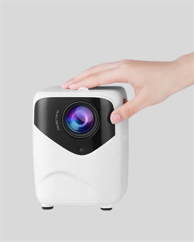 Mini Akıllı Projektör – 1080P Full HD, 64GB Depolama, 2GB RAM, Uzaktan Kumanda Destekli