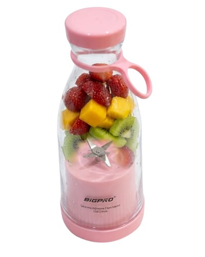 Mini Blender USB Şarjlı Smoothie Hazırlayıcı Kolay Temizlenebilir Tasarım