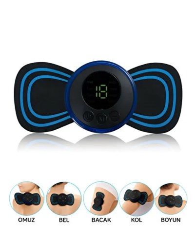 Mini EMS Vücut Masaj Cihazı Ayarlanabilir Seviye ve Zamanlayıcı