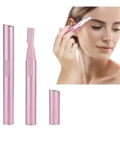 Mini Elektrikli Kaş Alıcı Kadınlar İçin Taşınabilir Yüz Tüyü Temizleyici