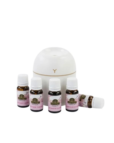 Mini Hava Nemlendirici USB Bağlantılı LED Işıklı 5 Esans Hediyeli Difüzör